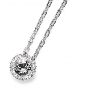 Prívesok s krištáľmi Swarovski Oliver Weber More Basic