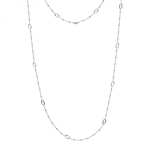 Strieborný náhrdelník Hot Diamonds Orbit Long DN101
