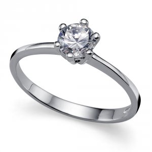 Strieborný prsteň s krištáľmi Swarovski Oliver Weber Brilliance 63215