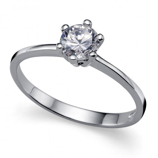 Strieborný prsteň s krištáľmi Swarovski Oliver Weber Brilliance 63215