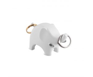 Malý stojan na prstene Umbra Anigram Elephant - biely