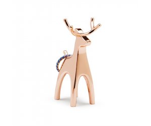 Malý stojan na prstene Umbra Anigram Reindeer - medený