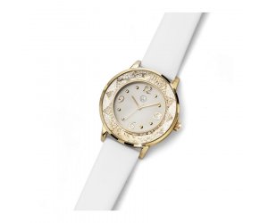 Dámske hodinky s krištáľmi Swarovski Oliver Weber Dubai Steel Gold 65041-GOL