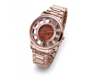Dámske hodinky s krištáľmi Swarovski Oliver Weber Reims Rosegold 65050-RG