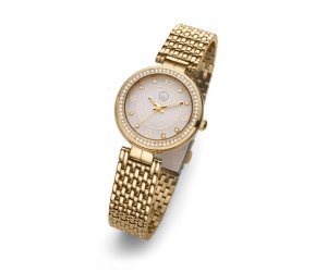 Dámske hodinky s krištáľmi Swarovski Oliver Weber Perugia Gold 65051-GOL