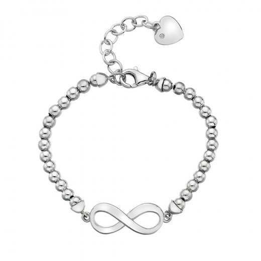Strieborný náramok Hot Diamonds Infinity Bead DL528
