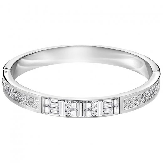 Swarovski náramok ETHIC - veľ. M,  nehrdzavejúca oceľ, číre kryštály 5221392
