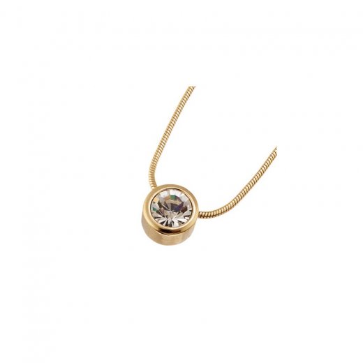 Prívesok s krištáľmi Swarovski Oliver Weber Single Gold