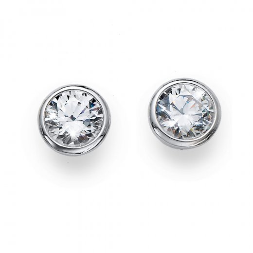 Náušnice s krištáľmi Swarovski Oliver Weber Basic CZ cry