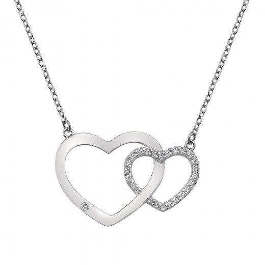 Strieborný náhrdelník Hot Diamonds Love DN128