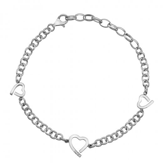 Strieborný náramok Hot Diamonds Love DL564