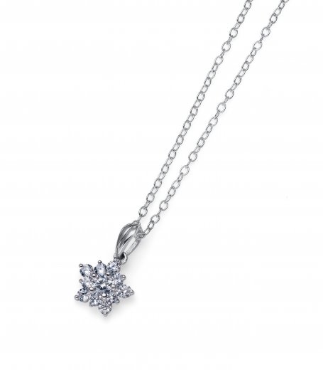 Strieborný prívesok s krištálmi Swarovski Oliver Weber Subtle