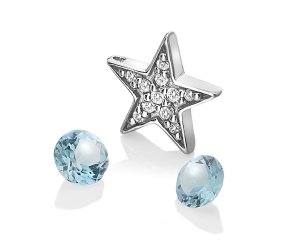 Prívesok Hot Diamonds Anais element hviezda modrý Topaz AC110