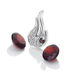 Prívesok Hot Diamonds Anais element oheň Granát AC101