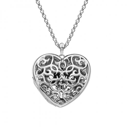 Prívesok Hot Diamonds Large Heart Filigree Locket DP669