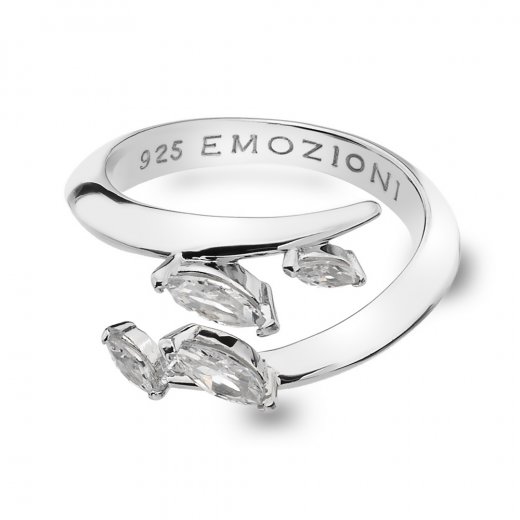Strieborný prsteň Hot Diamonds Alloro se zirkony ER023