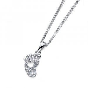 Strieborný prívesok s krištáľmi Swarovski Oliver Weber Pace crystal