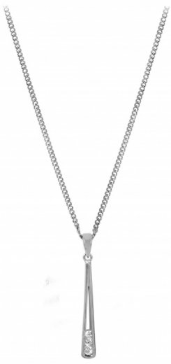 Silver Cat Strieborný  náhrdelník so zirkónmi SC267