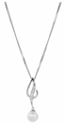 Silver Cat Strieborný náhrdelník so zirkónmi SC283