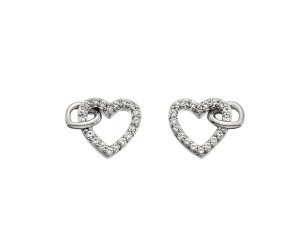 Strieborné náušnice Hot Diamonds Flora DE605