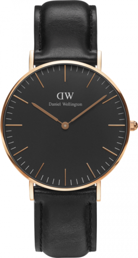 Daniel Wellington Classic Black Sheffield Rose gold DW00100139