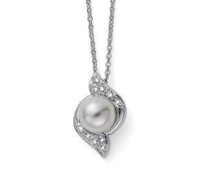 Prívesok s krištáľmi Swarovski Bun crystal pearls