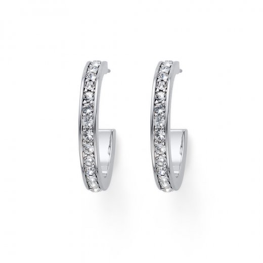 Náušnice s krištáľmi Swarovski Oliver Weber Now crystal