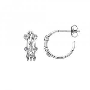 Strieborné náušnice Hot Diamonds Tender DE641