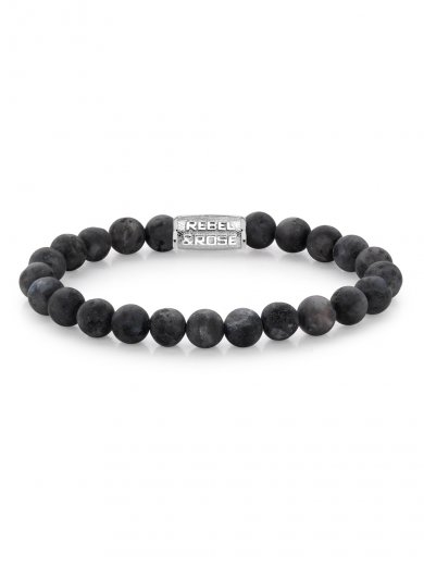 Pánsky náramok Rebel & Rose Matt Grey Seduction RR-80025-S-M