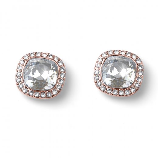 Náušnice s krištáľmi Swarovski Oliver Weber Secret RG CRY