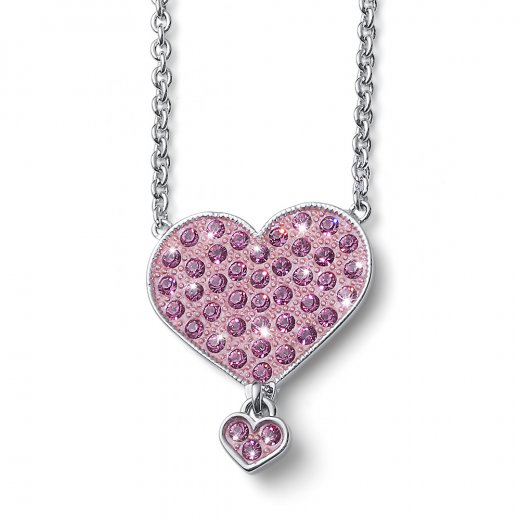 Detský náhrdelník L.O.L Surprise Dreamheart so Swarovski krištáľmi L1002PIN