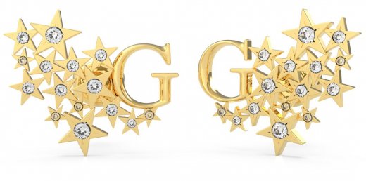 Náušnice Guess A Star is Born UBE70160 gold