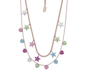 Detský náhrdelník L.O.L Surprise Star shine so Swarovski krištáľmi L1014