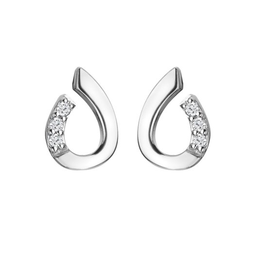 Strieborné náušnice Hot Diamonds Much Loved DE729
