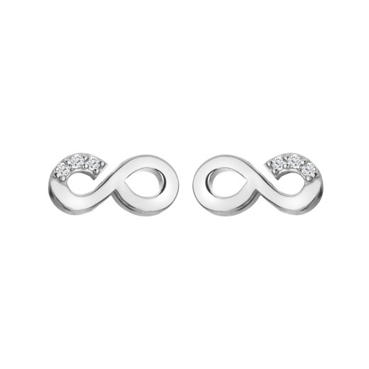 Strieborné náušnice Hot Diamonds Much Loved DE731