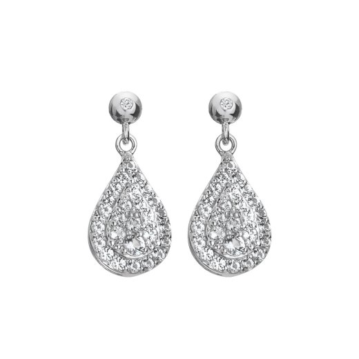 Strieborné náušnice Hot Diamonds Glimmer DE735