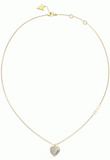 Náhrdelník GUESS Lovely Guess JUBN03041JWYGWHT
