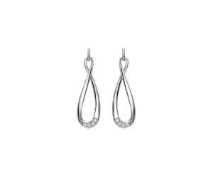 Strieborné náušnice Hot Diamonds Most Loved DE742