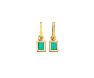 Strieborné náušnice Hot Diamonds X Gemstones DE764