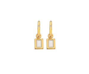 Strieborné náušnice Hot Diamonds X Gemstones DE765
