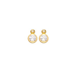 Strieborné náušnice Hot Diamonds X Gemstones Droplet DE774