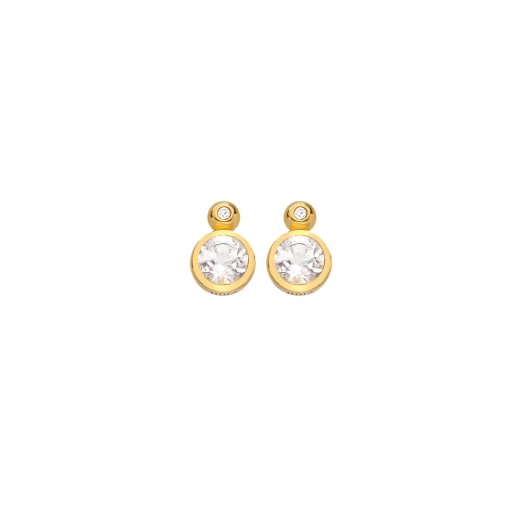 Strieborné náušnice Hot Diamonds X Gemstones Droplet DE774