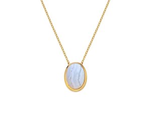 Strieborný prívesok Hot Diamonds X Gemstones Oval DN190