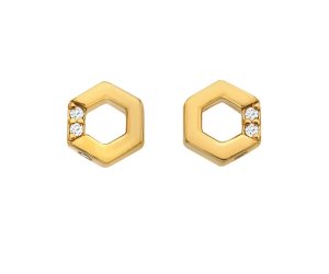 Strieborné náušnice Hot Diamonds x Jac Jossa Hope DE756