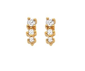 Strieborné náušnice Hot Diamonds x Jac Jossa Hope DE758