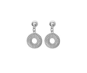 Strieborné náušnice Hot Diamonds Forever DE723