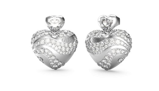 Náušnice GUESS In My Heart JUBE04499JWRHT